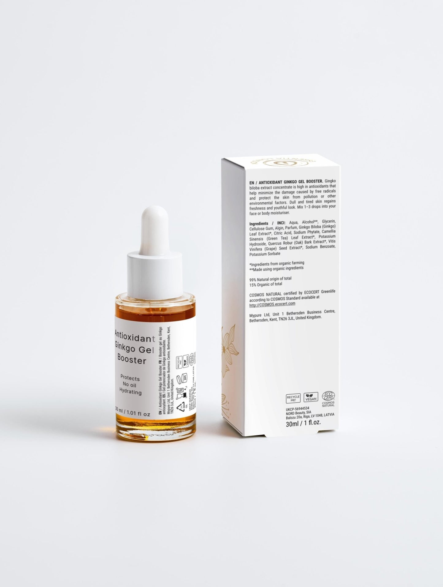 Antioxidant Ginkgo Gel Booster - Essentia London